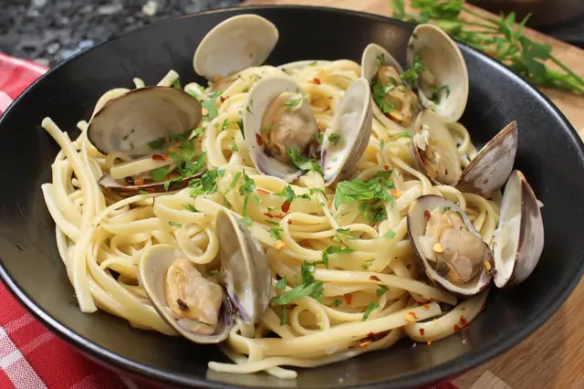 'Video thumbnail for Linguine with Clams – Simple, Elegant, and Packed with Flavor!'
