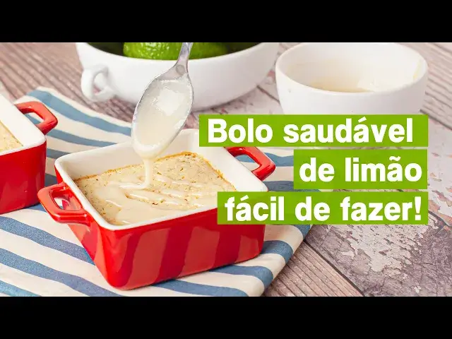 'Video thumbnail for Bolo super saudável de limão - muito fácil de fazer!'