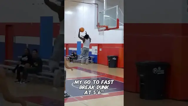 'Video thumbnail for (355) insane fastbreak dunks at 5'6!'