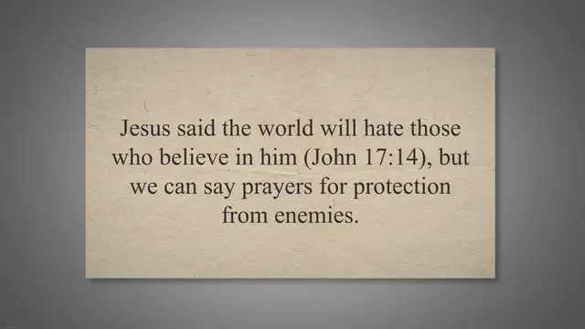 'Video thumbnail for 15 Powerful Prayers for Protection From Enemies'