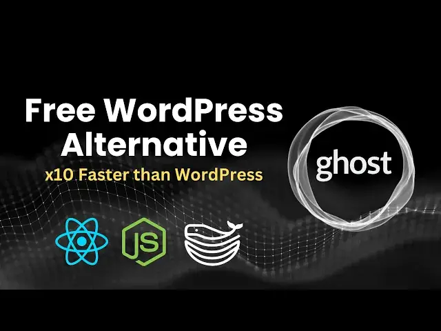 'Video thumbnail for How to Self-Host Ghost CMS: A Free WordPress Alternative on VPS with Docker | x10 Faster'