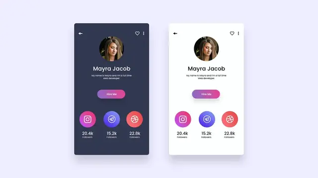 'Video thumbnail for How To Make Profile Page For Mobile Screen Using HTML And CSS'