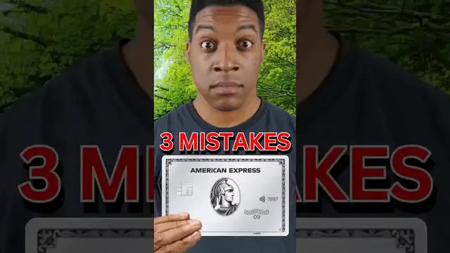 'Video thumbnail for 3 Mistakes to Avoid With Your American Express Platinum Card'