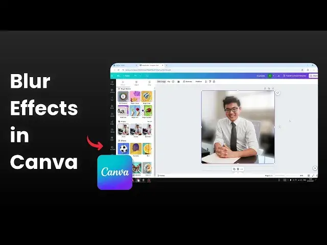 'Video thumbnail for How To Blur Photos In Canva'