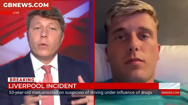 'Video thumbnail for WATCH: Liverpool ramming survivor praises 'brilliant' fans who helped him to safety'
