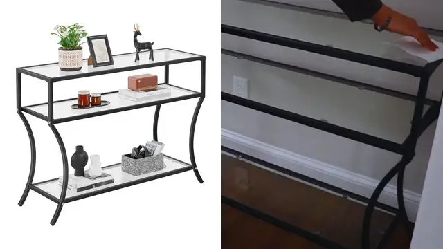 'Video thumbnail for Unboxing And Setting Up The Yaheetech Console Table'