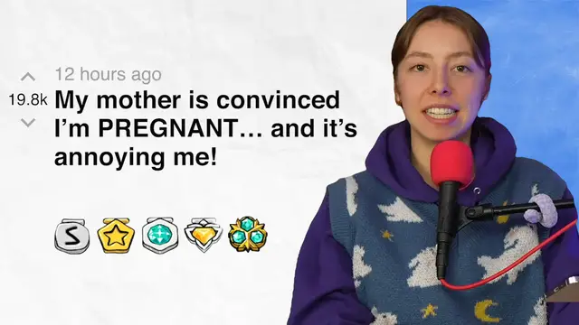 'Video thumbnail for My mother is convinced I’m PREGNANT… and it’s annoying me! - r/JUSTNOMIL | Reddit Stories'