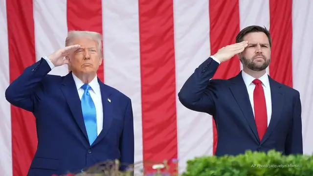 'Video thumbnail for 'Best and bravest': Trump honors fallen soldiers at Arlington National Cemetery'