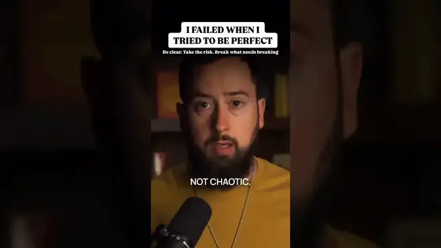 'Video thumbnail for (481) embracing imperfection: success through danger, not perfection'