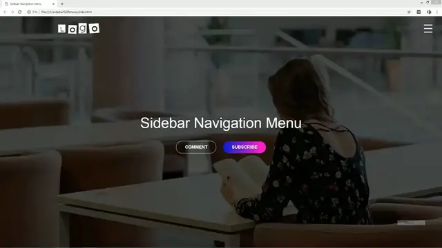 'Video thumbnail for How To Make Sidebar Menu _ Create Vertical Navigation Menu In HTML CSS JavaScript'
