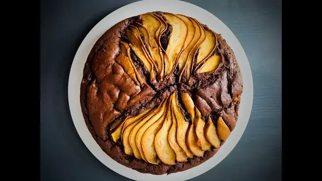 'Video thumbnail for Pear and chocolate cake'