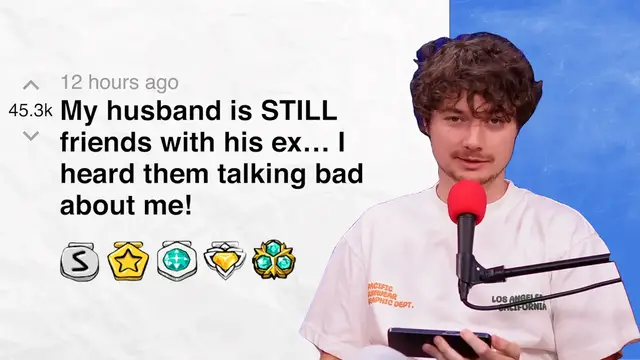 'Video thumbnail for My husband is STILL friends with his ex… I heard them talking bad about me! - r/BORUPdates | Reddit Stories'