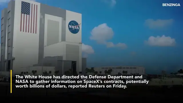 'Video thumbnail for White House Orders Scrutiny Of SpaceX Contracts'