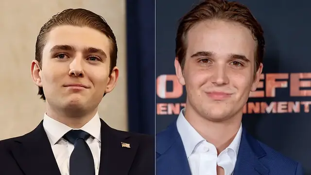 'Video thumbnail for Barron's BFF's Cheeky Behavior Around Leavitt Is Raising Eyebrows'