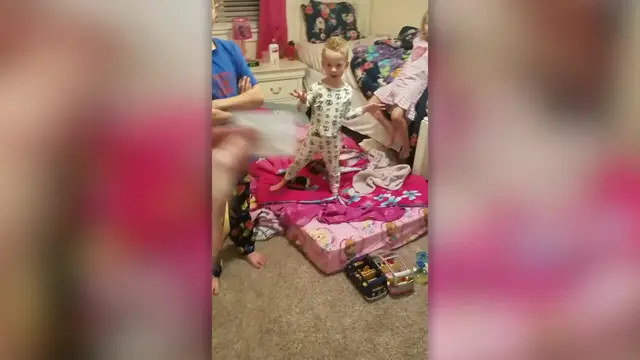 'Video thumbnail for Scavenger Hunt Leads Kids To Surprise Puppy | Happily TV'
