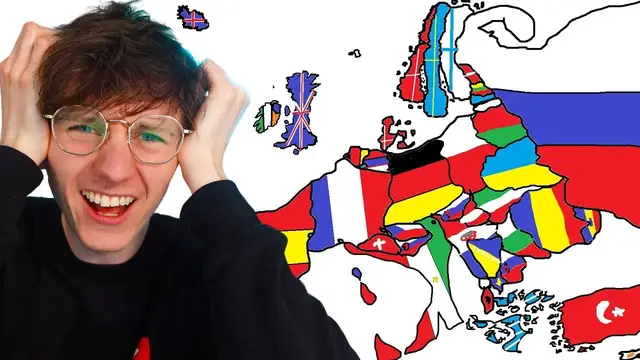 'Video thumbnail for Drawing Europe Entirely from Memory...'
