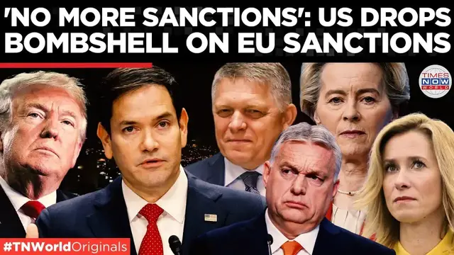 'Video thumbnail for ‘Talks with Moscow at Risk’: US Pulls the Plug on EU’s Russia Sanctions Push| Times Now World'