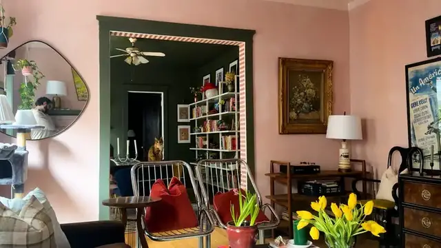 'Video thumbnail for House Tour: A Chicago-Style Apartment Gets a Colorful Makeover'
