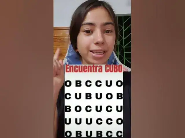 'Video thumbnail for encuentra la palabra cubo #retos #virales'