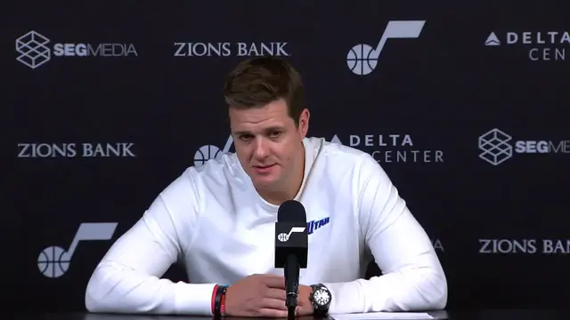 'Video thumbnail for Will Hard on Jazz Forward Kyle Filipowski's Interior Scoring after 128-112 Win Wizards'