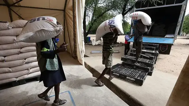 'Video thumbnail for Refugees in Kenyan camp face hunger after USAID funding freeze'