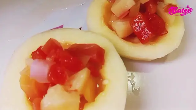 'Video thumbnail for Tempting Fruit Cocktail in Melon Boat Recipe'