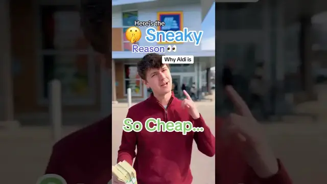'Video thumbnail for Why Aldi is So Cheap: 3 Sneaky Reasons'