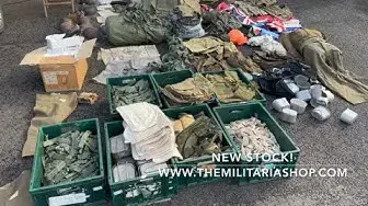 'Video thumbnail for New Militaria stock Malvern 2023 @ The Militaria Shop - 4K'