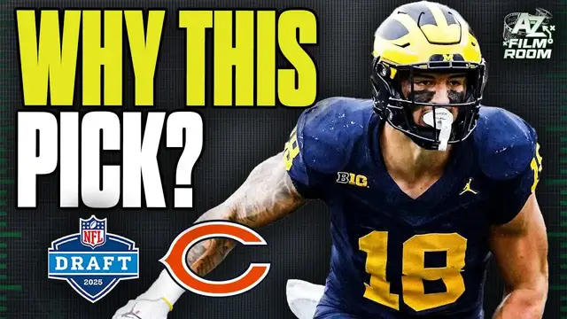 'Video thumbnail for a to z sports film room: colston loveland: bears draft pick reaction'