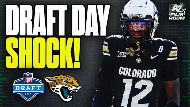 'Video thumbnail for a to z sports film room: travis hunter nfl draft analysis: jaguars trade breakdown'