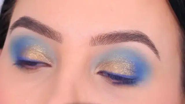 'Video thumbnail for Blue & Golden Eye Makeup Tutorial | Enhance Your Brown Eyes'
