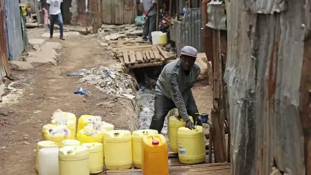 'Video thumbnail for New pipeline project transforms Kibera’s water access'