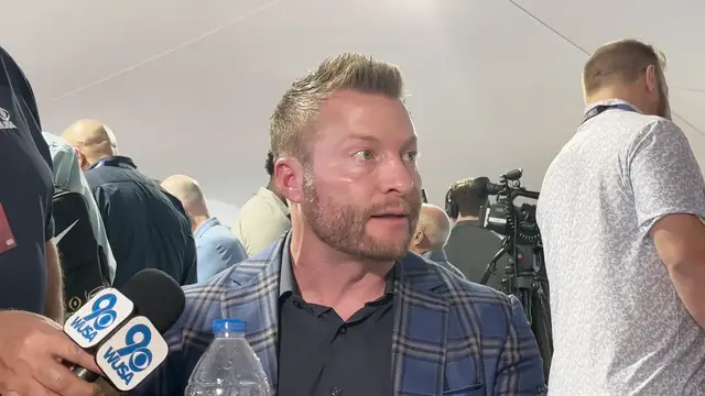 'Video thumbnail for WATCH: Sean McVay on James Gladstone'