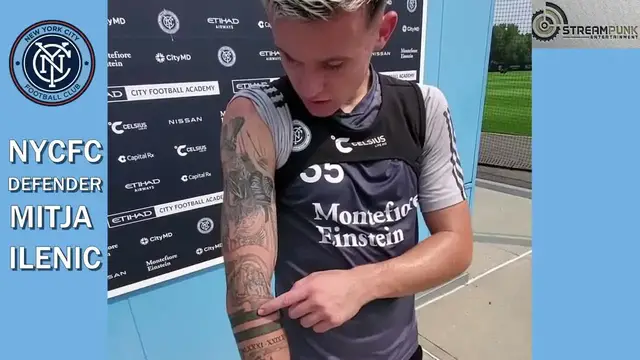 'Video thumbnail for stream punk soccer: nycfc defender mitja ilenič on his meaningful tattoos'