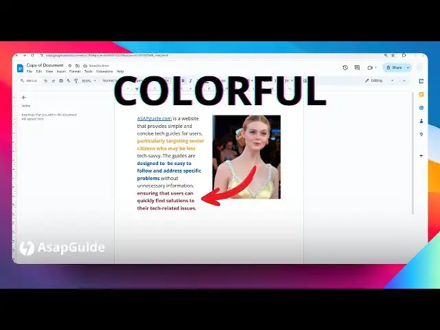 'Video thumbnail for How to Change Text Color Google Docs'