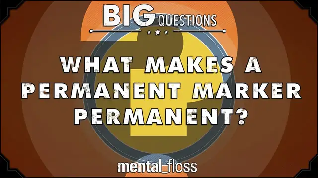 'Video thumbnail for What makes a permanent marker permanent? - Big Questions - (Ep. 28)'