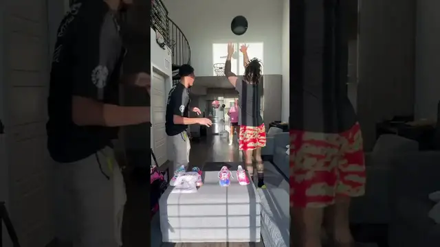 'Video thumbnail for (355) chance mcmillian vs shot for shot: basketball challenge'