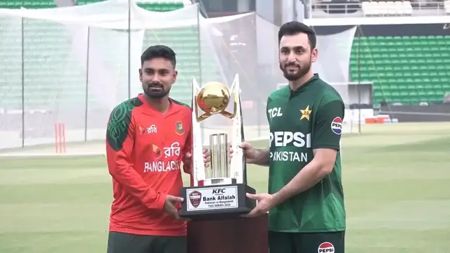 'Video thumbnail for Bangladesh prepare for three-match T20 series against Pakistan'