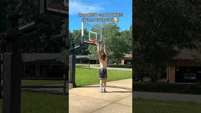 'Video thumbnail for (358) insane dunk challenge: breaking the 10ft barrier!'