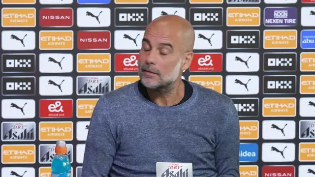 'Video thumbnail for ‘I am not going to quit' – Guardiola clarifies comments on leaving City if he has a bloated squad'