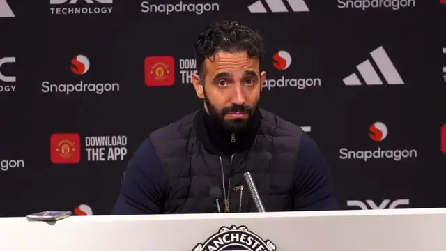 'Video thumbnail for Amorim addresses 'important changes' in last press conference of first season as Man United coach'