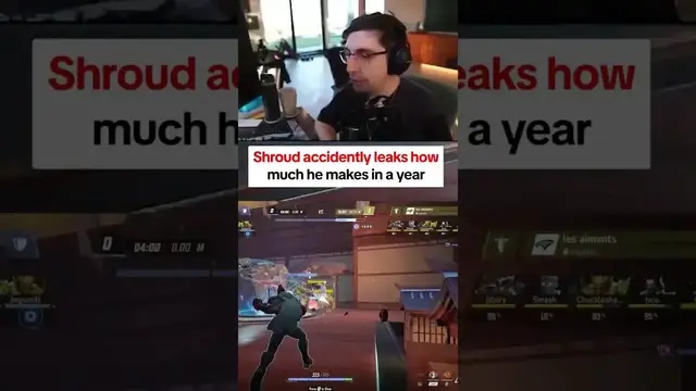 'Video thumbnail for Shroud Accidentally Leaks Yearly Earnings!'