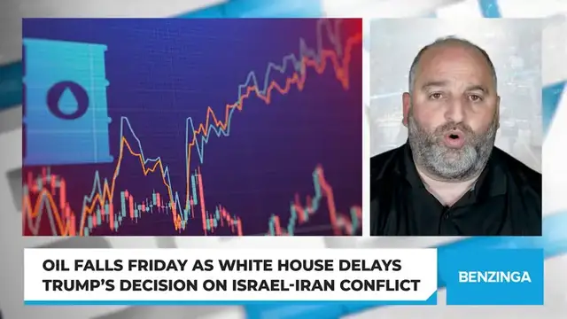 'Video thumbnail for Oil Falls Friday as White House Delays Trump’s Decision on Israel-Iran Conflict'