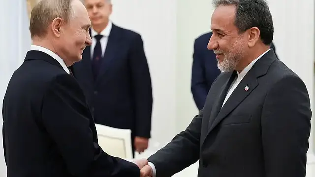 'Video thumbnail for Iranian Foreign Minister Abbas Araghchi seeks Russian support from Vladimir Putin'