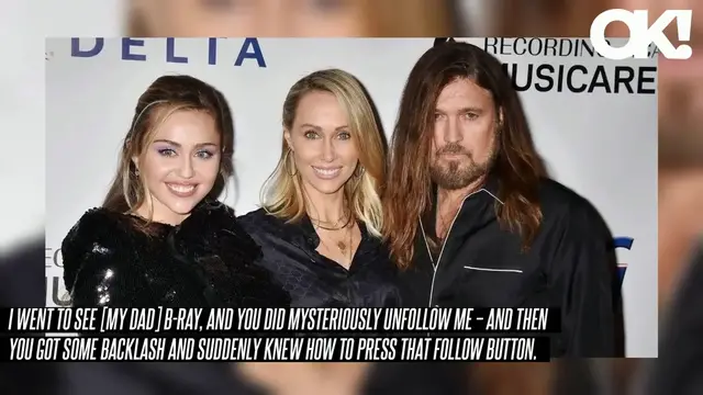 'Video thumbnail for Miley Cyrus Reveals Why Mom Tish Abruptly Unfollowed Her on Instagram: 'The Timing Was Interesting''