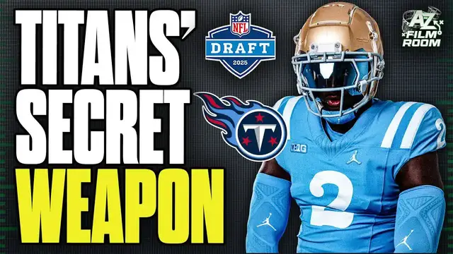 'Video thumbnail for a to z sports film room: femi oladejo: titans' nfl draft 2025 boom or bust pick?'