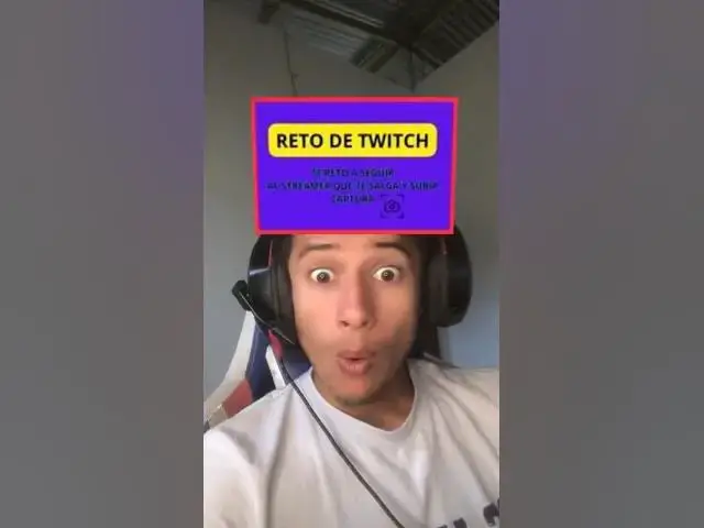 'Video thumbnail for Reto de Twitch'