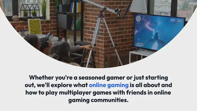 'Video thumbnail for What is Online Gaming and How to Play Multiplayer Games with Friends Online Gaming Communities?'
