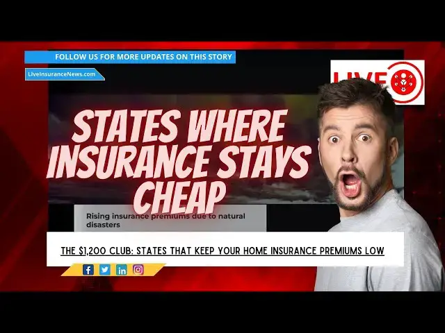 'Video thumbnail for Insurance News: $1,200 States: Low-Cost Insurance Zones'