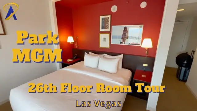 'Video thumbnail for Las Vegas Park MGM Room Tour on 26th Floor'